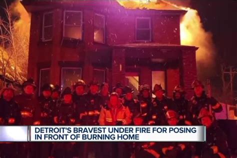 2nd Photo Surfaces Of Detroit Firefighters Posing With Fire