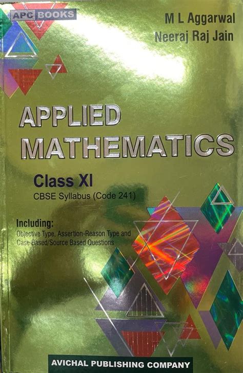 Applied Mathematics Class Xi Bym L Aggarwal 2023 Cbse