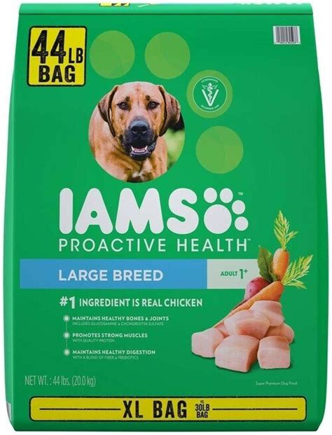 Iams Proactive Health Dog Food Large Breed 44 Lb Bag Chicken