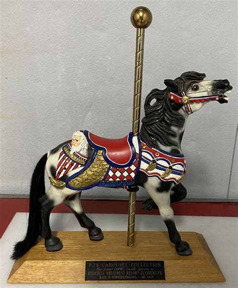 1405 Pjs Carousel Collection Carousel Horse 96 0037 The Trainers Loft