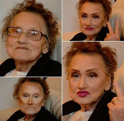80 year old grandma gets makeup transformation from granddaughter becomes glam ma mature