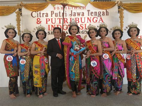 Citra Putri And Putri Bunga Indonesia Se Jateng 2019 Upaya Teddy Johan