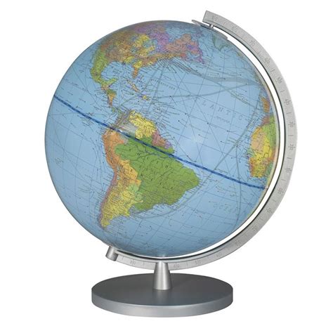 Columbus Explorer Desktop World Globe With Us States 12 Diameter