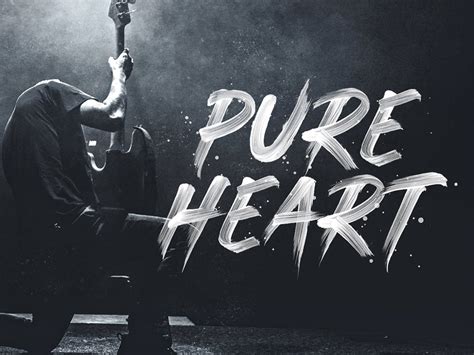Pure Heart Opentype Svg Brush Font By Fonts Collection On Dribbble