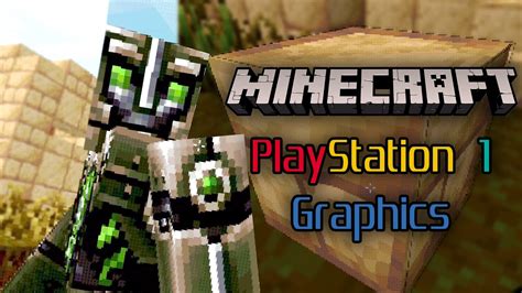 Playstation 1 Graphics In Minecraft Minecraft Psx Shader Pack Youtube