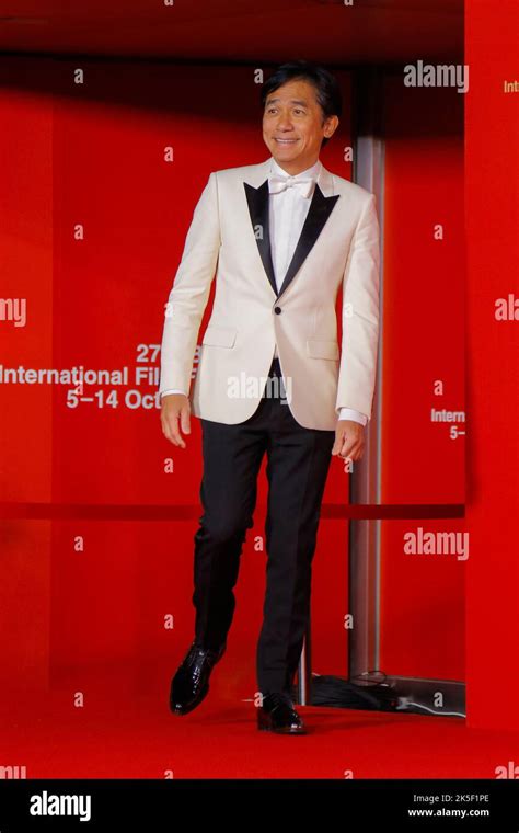 Oct Busan South Korea Actor Tony Leung Pose For Take A Picture