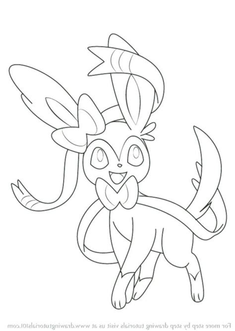 Printable Sylveon Coloring Pages