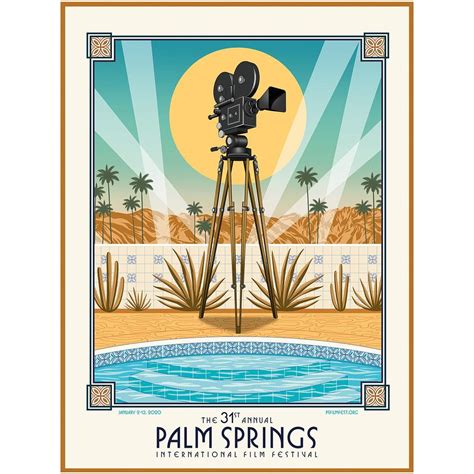 2020 palm springs international film festival poster film festival poster palm springs film
