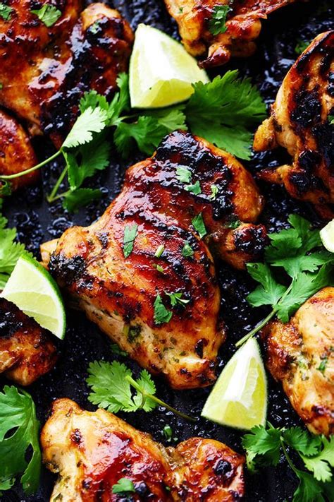 Grilled Honey Lime Cilantro Chicken Amanda Shiellds The Best Recipes