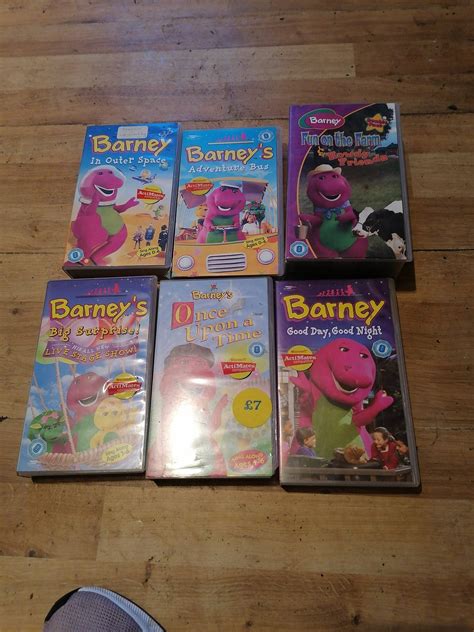 Barney Vhs Custom Custom Fun At The Station With Barney Vhs Tape