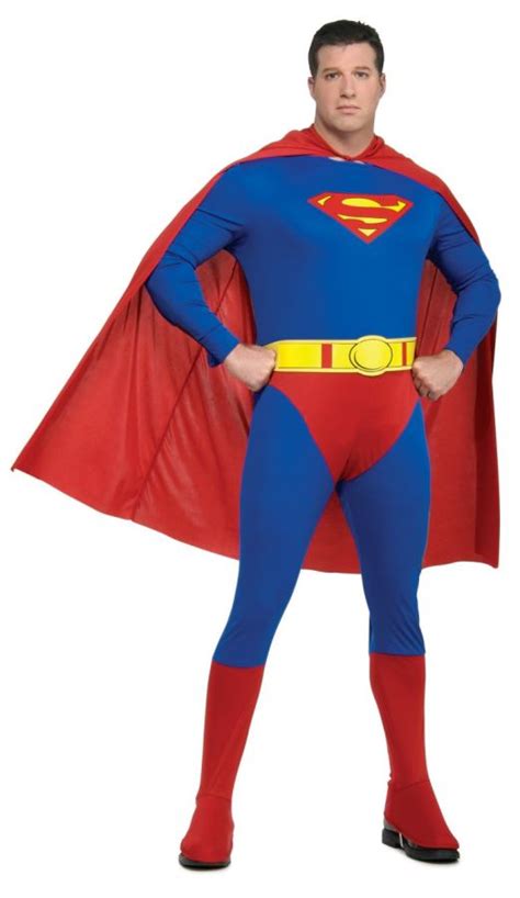 Mens Superman Halloween Costume Size Xxl