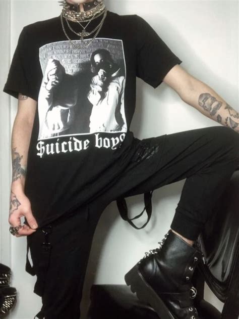 Goth Boy Tumblr Aesthetic Grunge Outfit Aesthetic Clothes Goth