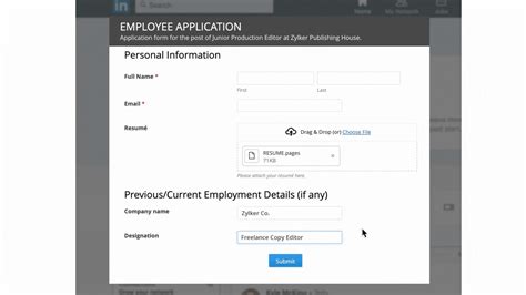 Enterprise Workflow Automation with Online Forms - Zoho Forms