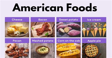 Traditional American Food List