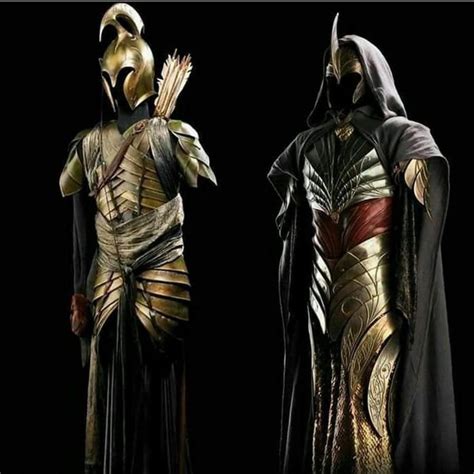 Noldor And Galadhrim Armor Fantasy Armor Armor Elf Armor