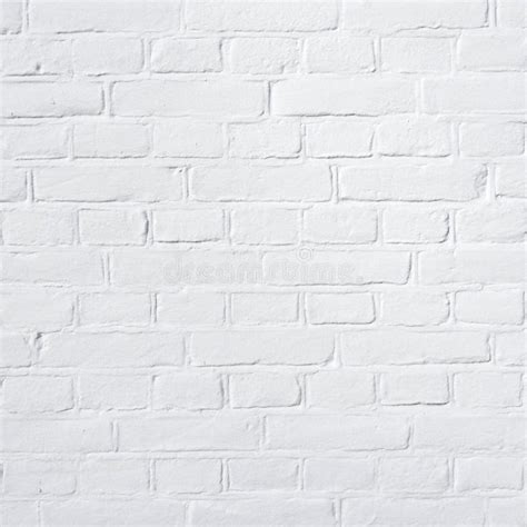 Background Consisting Of Part Of White Washed Brick Wall Stock Photo