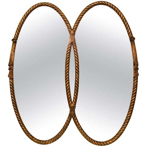 Gilt Braid Wall Mirror At 1stdibs