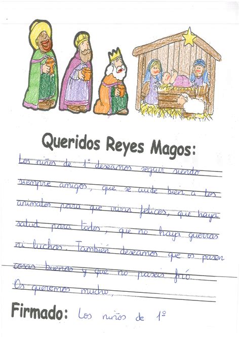Carta A Los Reyes Magos 1º Cp Blas De Otero