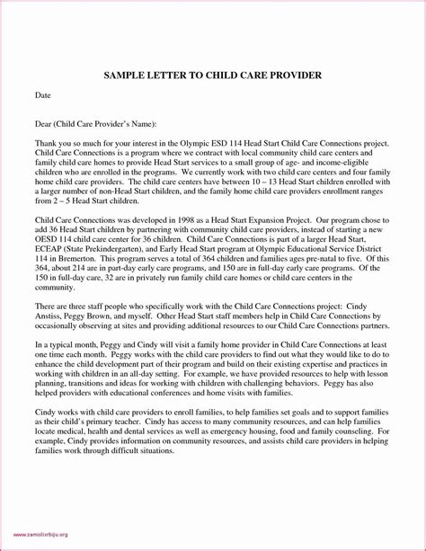 30 Daycare Letter Of Recommendation Hamiltonplastering