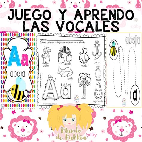 Lista Foto Actividades De Lectoescritura De Las Vocales Para Preescolar El último