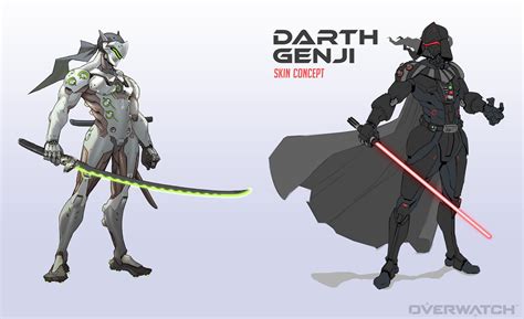 Star Wars Genji Concept By Rogério Opix Xpost Rimaginaryoverwatch
