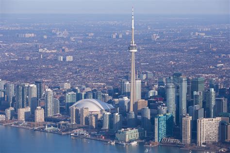 Aerial Photo Toronto Skyline 2015