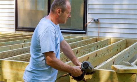 Deck Rim Joist Sizing Framing And Installation Guide