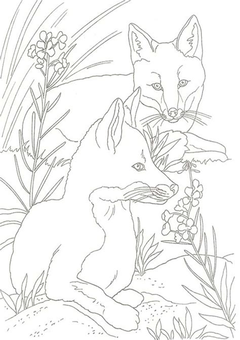 Fox Printable Coloring Pages Customize And Print
