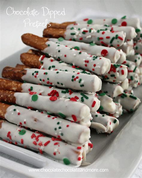 White Chocolate Dipped Pretzel Rods Easy To Make And Always Make A
