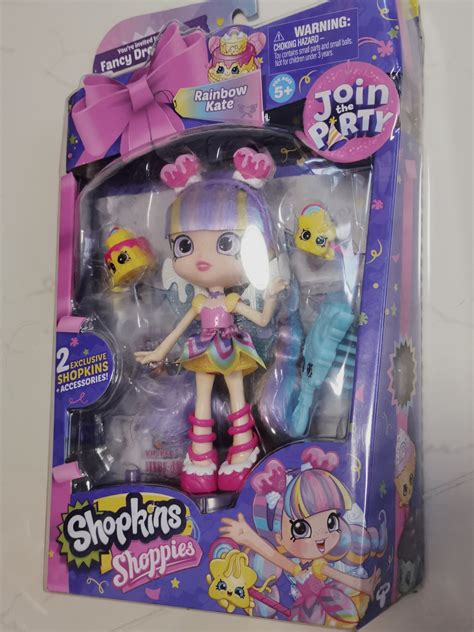 Shopkins Join The Party Shoppies Dolls Rainbow Kate Hobbies And Toys