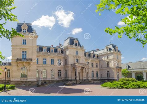Main Facade Of Potocki Palace In Lviv Ukraine Stock Photo Image Of