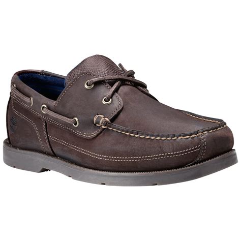 Timberland Mens Piper Cove Boat Shoes Dark Brown Eastern Mountain