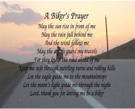Bikers Prayer Personalized Art Poem Memory Birthday T Ebay
