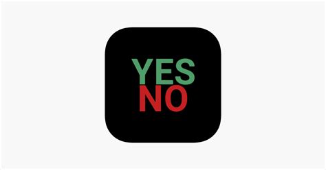 ‎yes No Full Screen On The App Store