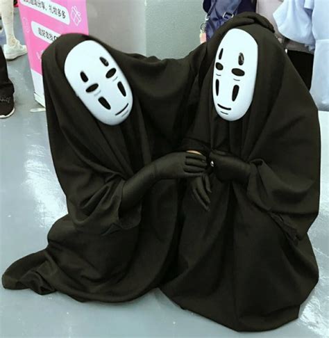 Anime Spirited Away No Face Kaonashi Cosplay Costume Unisex Halloween Party Costume