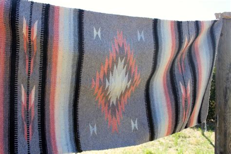 Native Vibes Vintage Hand Woven Wool Rug Honeywood