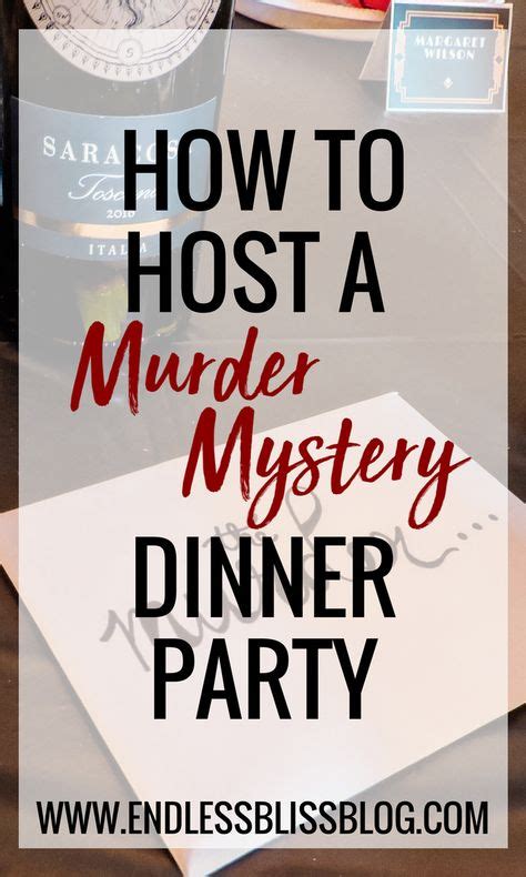 The 25 Best Murder Mystery Parties Ideas On Pinterest