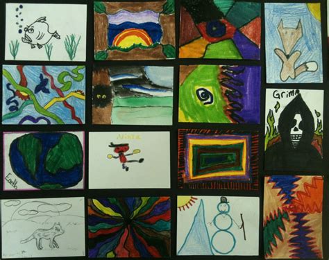 Artist trading cards (atcs) is a conceptual art project initiated by the swiss artist m. Adventures in Middle School Art Class: Artist Trading Cards