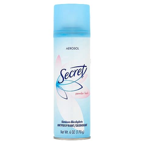 Secret Powder Fresh Aerosol Antiperspirant Deodorant 6 Oz