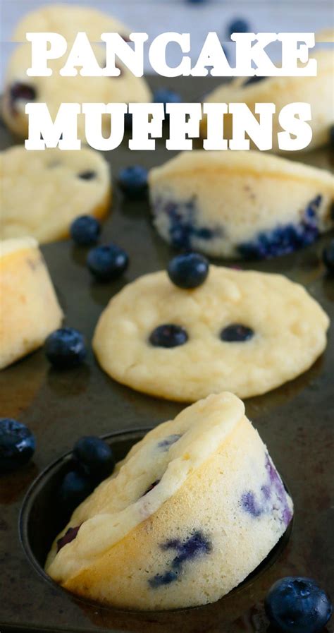 Soft And Fluffy Blueberry Pancakes In A Muffin Pan Recipe Recipes