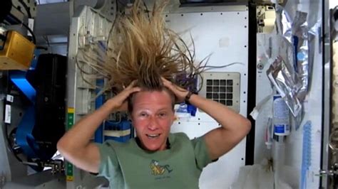 Astronaut How I Wash My Hair In Space Video ABC News