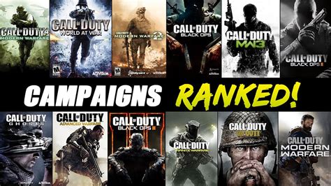 Every Call Of Duty Campaign Ranked Worst To Best 2007 2020 Youtube