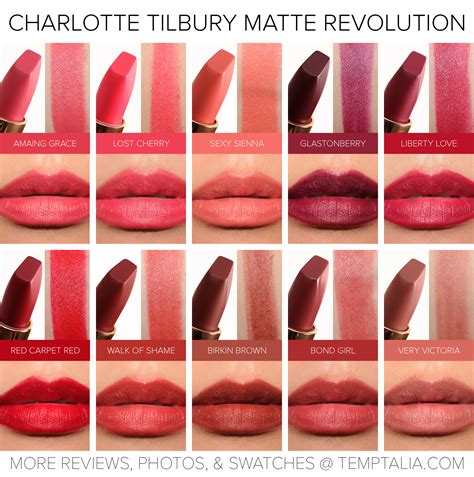 Sneak Peek Charlotte Tilbury Matte Revolution Lipsticks Photos