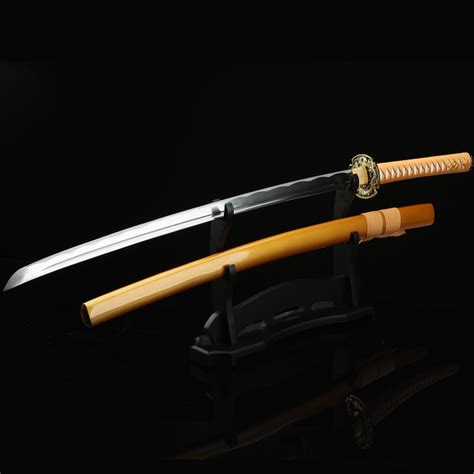 épée Japonaise Épée Japonaise Faite à La Main Avec Fourreau Orange