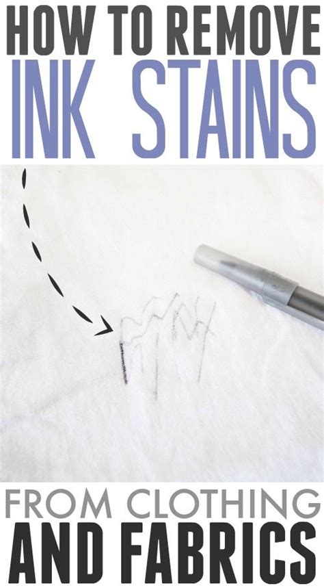 How To Remove Ink Stains From Clothing The Creek Line House