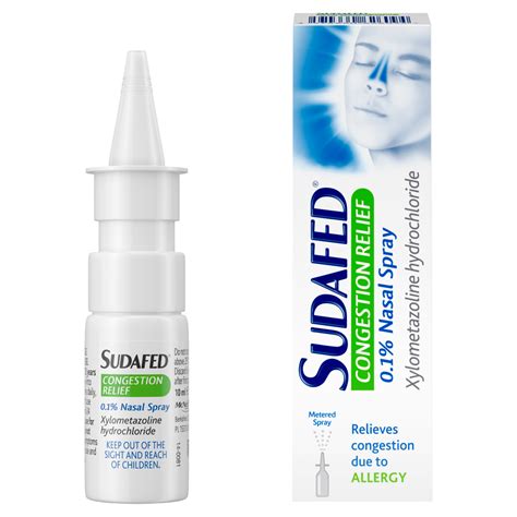 Sudafed Congestion Relief Nasal Spray 10ml Chemist 4 U