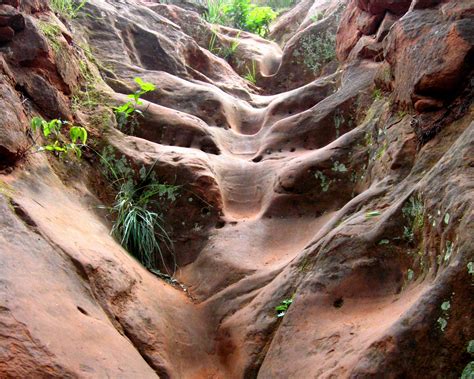 Red Rock Erosion Steps Free Stock Photo Public Domain Pictures