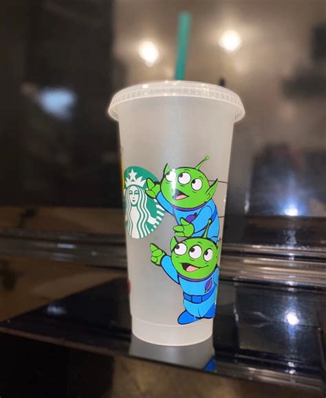 Toy Story Aliens Starbucks Cold Cup Etsy
