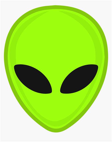 Green Transparent Alien Head Hd Png Download Kindpng