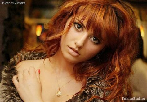 Model Julia Zabolotnikova Natural Redhead Redhead Models Redheads